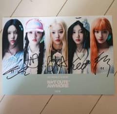 ILLIT 直筆サイン入り色紙 bomb HMV サイン会 ILLIT 直筆サイン入りポストカード 全員サイン会 HMV - メルカリ
