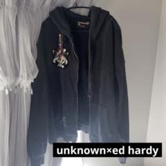 unknown × ed hardy コラボ パーカーのサムネイル