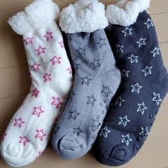 モコモコ靴下　3足セットのサムネイル