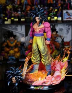 ドラゴンボールガレージキット 超サイヤ人4孫悟空 レジン スタチュー
