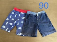 ハーフパンツ 男の子　90  2本セット　短パンのサムネイル