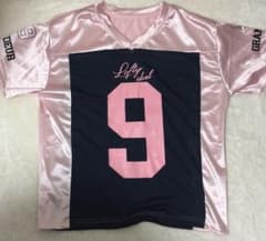Lofty ideal ナンバリング ホッケーTシャツ ピンク ネイビーのサムネイル
