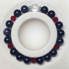 ブレスレット(サイズ約15cm)レッド・ブルーセットのサムネイル