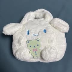 ふわふわ ぬいぐるみ バッグ ホワイトのサムネイル