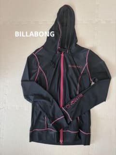 BILLABONG ラッシュガード パーカー ブラック ピンクのサムネイル