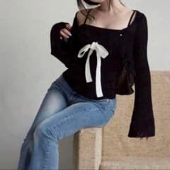 andmary Emma knit flare cardigan set - メルカリ