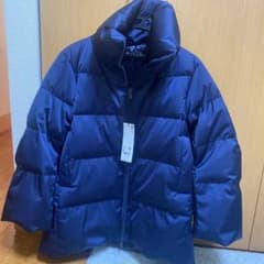 UNIQLO ダウンボリュームジャケット M NAVYのサムネイル