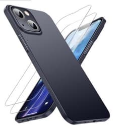 CASEKOO iPhone 13Pro 用 ケース ガラスフィルム付属ブラックのサムネイル