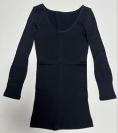 MARUKO 二の腕インナー9分袖 Mサイズ ブラック IFMC - メルカリ