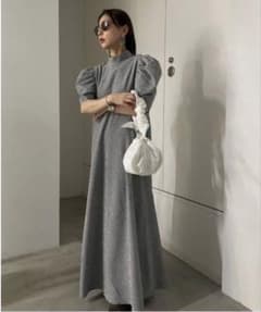 ameri vintage GINGHAM CHECK ALINE DRESSのサムネイル