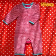 baby GAP ボーダーカバーオールのサムネイル