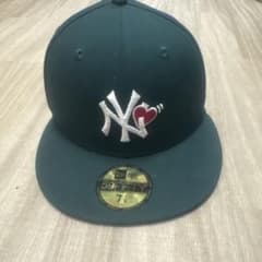 New Era 59FIFTY NYキャップ ダークグリーン 7のサムネイル