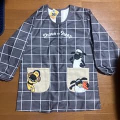 冬用保育士 ひつじのショーン エプロン 割烹着のサムネイル