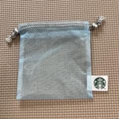 Starbucks 巾着袋 ライトブルーのサムネイル