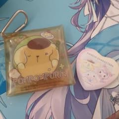 ポムポムプリン キーホルダー ハート缶バッジ クロミ シナモロール セットのサムネイル