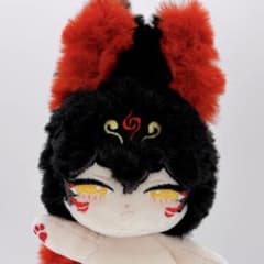 ☆無属性 ぬいぐるみ 15cm 自作 黒狐☆ - メルカリ