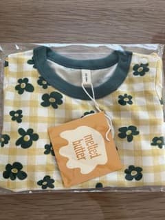 melted butter FLOWER CHECK T-SHIRTのサムネイル