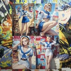 シ*ノ様 本日限定オークション！ウラシク コレクションカード 4枚セットのサムネイル
