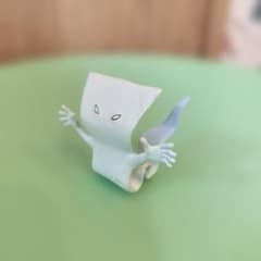 게게게의 키타로 피규어 화이트 블루