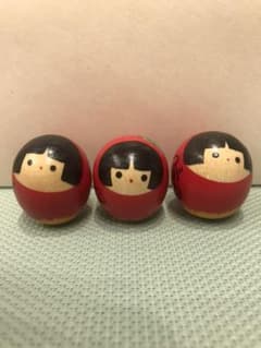 起き上がり小法師　つがる　こけし柄のサムネイル
