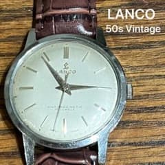 50s Vintage LANCO スイス製 17JEWELS 腕時計 自動巻き - メルカリ