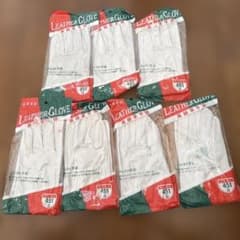 高級革手袋 クレスト手袋 451 白 7双セットのサムネイル
