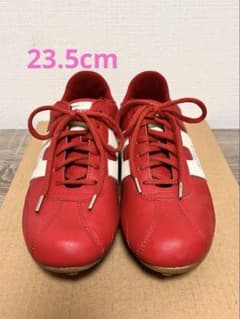 【美品・中古】mobus/レディース スニーカー/23.5cm EUR37/赤のサムネイル