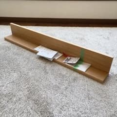 無印良品　壁に付けられる家具棚　88cm オークのサムネイル