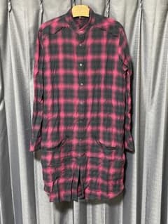 AMPHIBIAN/シャツ.オンブレーチェックロングのサムネイル