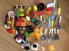 おままごとセット まとめ売り 食べ物 調理器具のサムネイル