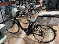 22年4月購入 横浜駅 ブリヂストン 電動アシスト自転車 黒 アシスタU DX