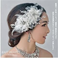 結婚式☆ウェディング ☆ヘッドドレス☆ヘッドアクセのサムネイル