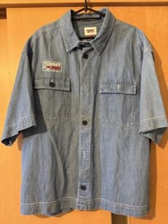 TOMMY JEANS デニムシャツ 半袖 Mのサムネイル