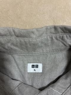 UNIQLO ユニクロ 長袖シャツ グレー XLのサムネイル