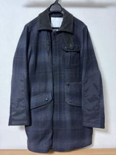 whitemountaineering チェック柄 ウールコートのサムネイル
