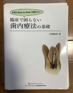 歯科　裁断済み　臨床で困らない歯内療法の基礎のサムネイル