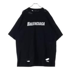 BALENCIAGA バレンシアガ デストロイロゴ オーバーサイズTシャツのサムネイル