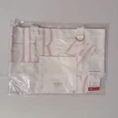 Herlipto ハリプ トートバッグ milky pink 名古屋限定 - メルカリ