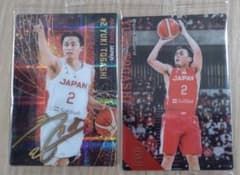 アカツキジャパン　ウェハースカード　富樫勇樹　２枚のサムネイル