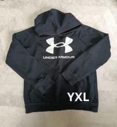 UNDER ARMOUR パーカー ブラック YXL