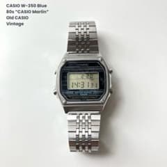 CASIO W-350 80s”CASIO Marlin” Blue Vint - メルカリ