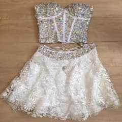 Angel R ドレス キャバ 2ピース ミニドレス Sのサムネイル