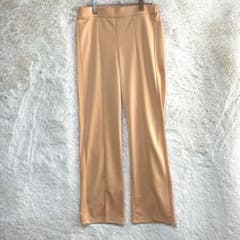 【新品タグ付き】FLASH BLUE 裾スリット センタープレスパンツ L 黄色のサムネイル