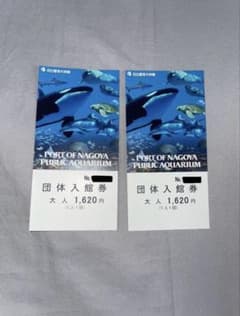 名古屋港水族館 入館券 大人2名のサムネイル