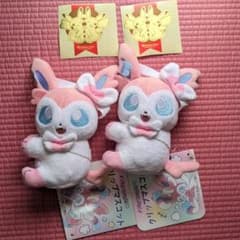 新品 タグ付 ニンフィア ポケモンセンター ぬいぐるみ クリップ マスコットのサムネイル