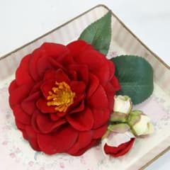 振袖・浴衣・ドレス用♡髪飾り■八重椿セット■のサムネイル