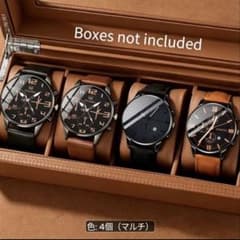 新品未使用 メンズ腕時計 4点セット ブラウン ブラック - メルカリ