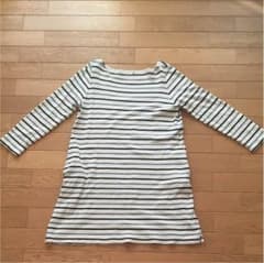 無印良品 ボーダーワンピースのサムネイル