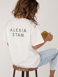 ALEXIA STAM バックロゴTシャツのサムネイル