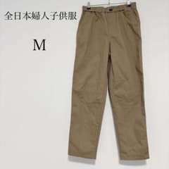 ☆Excellent Condition☆ All Japan Women's and Children's Clothing Casual Pants, Elastic Waistband, Natural, Comfortable